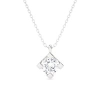 Collana Ama Donna Virtuosa in Oro bianco Diamante Lab Grown AMA-GI-1012-0,33CT